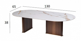 76AR-501L-STOL/ZH Coffee table L130*W65*H38 cm