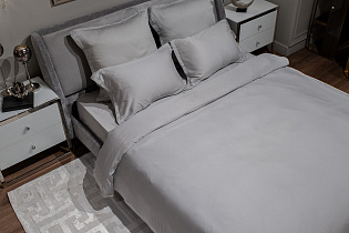 144HF-10304 Bed sheet tencel grey