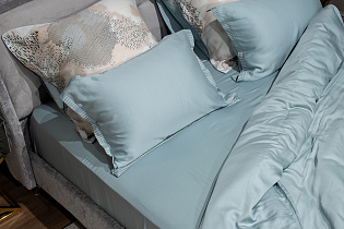 144HF-70611 Set of pillowcases tencel blue