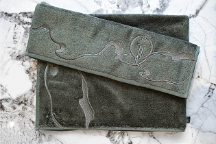 145ERT-00703 Towel Melody modal green 70*140