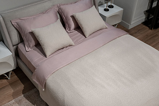 16AMR-IL240260-POKR BEG Bedcover Illusion beige 240*260