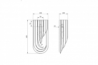 K2KR116-1 Sconce 10*18*40cm