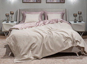 16AMR-IL180230-POKR BEG Bedcover Illusion beige 180*230