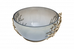 69-21383 Decorative bowl "Coral" 23*20,5*11,5cm