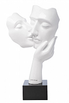 D5128WH Statuette "Kiss" white 27*14*50cm