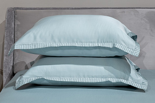 144HF-70606 Fitted sheet tencel blue