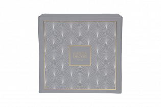 144HF-10309 Set of pillowcases Nuvola print tencel grey