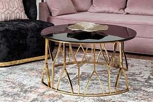 13RXCT3104-GOLD Coffee table d90*H45 cm