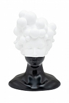 D1919 Statuette "Mood" white/black 20*19*28см