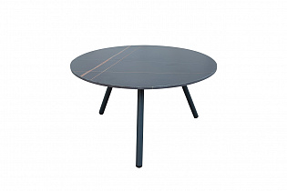 129KN-01440 Coffee table "EMBRACE" outdoor black d68*48cm
