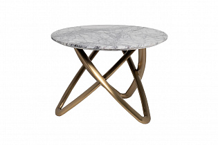 57EL-STOL/ZH-790B Coffee table (natural marble) d70*50 cm