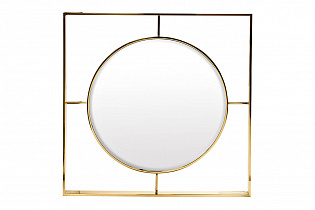 19-OA-5892 Mirror gold color 80х80cm