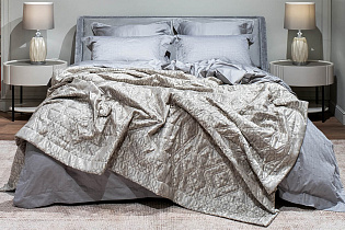 121GD-HOUST110-POKR SER Quilted bedcover HOUSTON grey