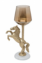 69-21003 Candleholder "Horse" 19,5*12,5*38,5cm