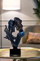 D3210 Statuette "Lovers-2" metallic color 19*10*32cm