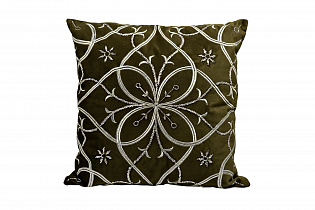 70SW-28070-A Decorative pillow Uzor green 45*45